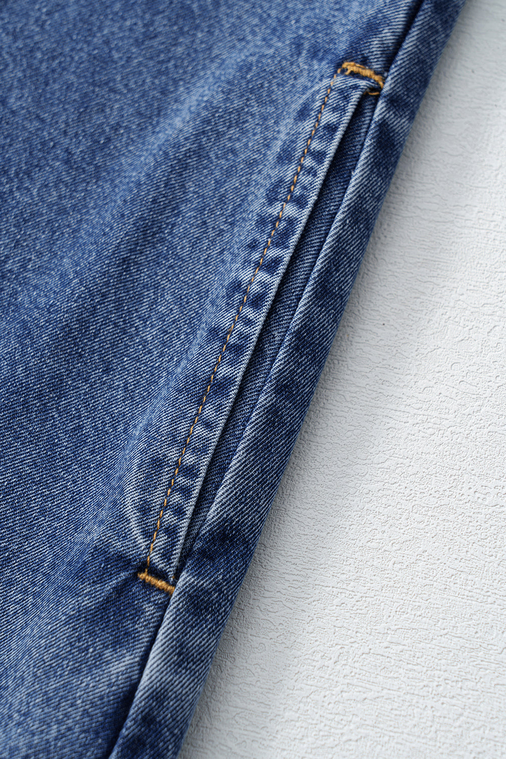 Collared Denim Mini Dress